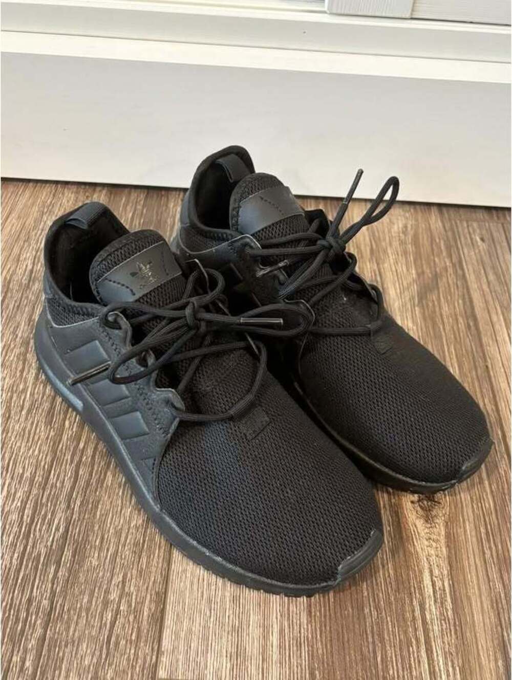 Adidas Originals X_PLR sneakers in a black colorway Size Youth 4